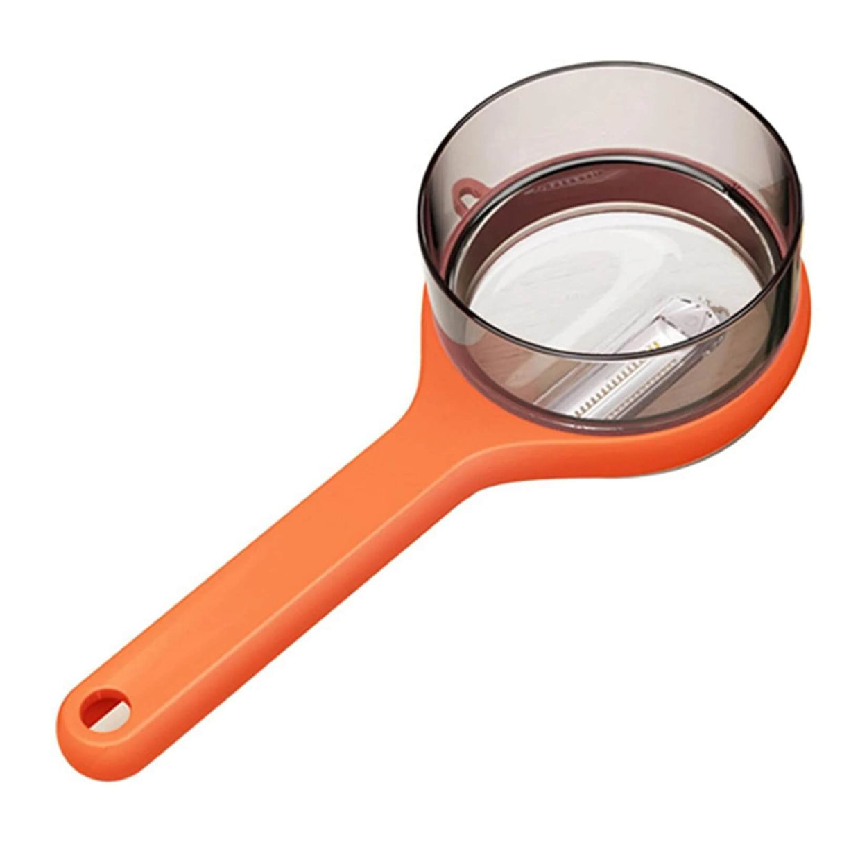 PeelPod - kuorintaveitsi sisäänrakennetulla säilytyslaatikolla | Älykäs keittiötyökalu, joka vähentää roiskeita.