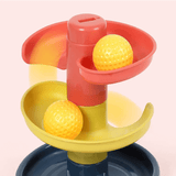 Montessori Ball Slide for Children | Opetuspakkaus, jossa on värilliset renkaat - Sensory Play & Early Development 3m+