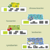 Rautatiepuzzle-lelusetti – tee-se-itse-paketti, joka kehittää lasten motorisia taitoja ja luovuutta