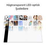 LED-valaistu piirustusalusta – täydellinen lasten taiteelliseen tutkimiseen