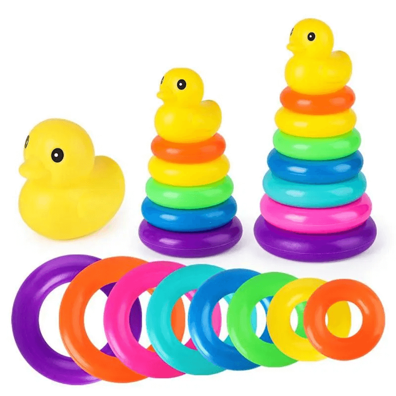 Stapelleksak Pyramidtorn for Babies – Develop Fine Motor Skills and Creative Play