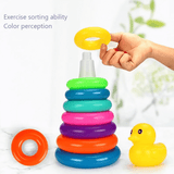 Stapelleksak Pyramidtorn for Babies – Develop Fine Motor Skills and Creative Play