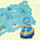 Rautatiepuzzle-lelusetti – tee-se-itse-paketti, joka kehittää lasten motorisia taitoja ja luovuutta