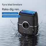 TrimPro – Portabel Elektrisk Rakapparat med 4-Bladssystem & Tvättbar Design för Kropp och Ansikte