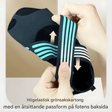 FlexStep – Halkfria Yogasockor med Andningsbar Lycra & Extra Stabilitet för Pilates, Dans och Fitness