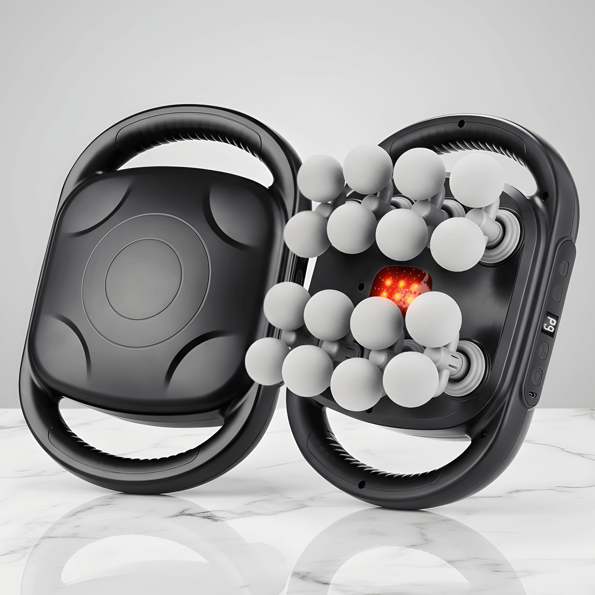 PulseRelief – 16-Huvuds Massagepistol med 9 Lägen & 20 Intensitetsnivåer för Hela Kroppen