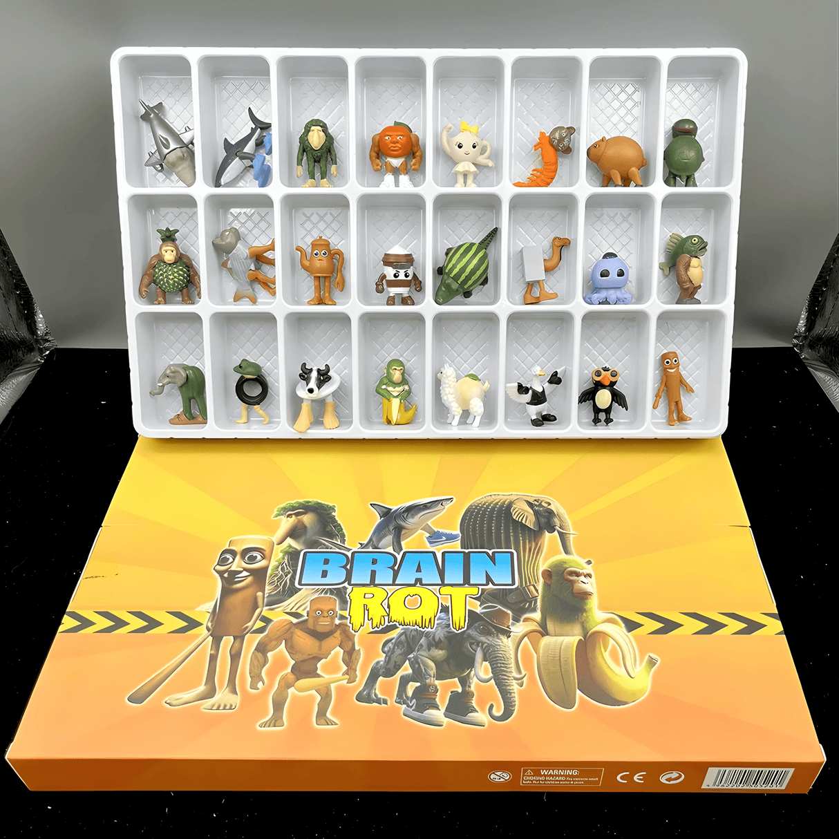 MiniFun – Italienska Mindrot Karaktärer Set med 24 Olika Figurer