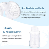 LactiMate – Manuaalinen rintapumppu BPA-vapaasta silikonista, ergonomisella kahvalla ja hiljaisella käynnin
