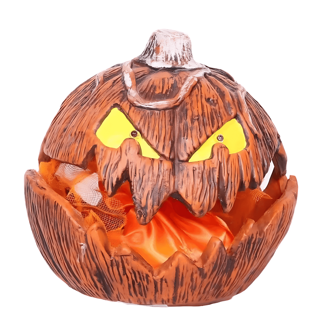 PumpkinFright – Animoitu Halloween-kurpitsa LED-silmillä ja äänitehosteilla kummitustaloon ja juhlakoristeluun