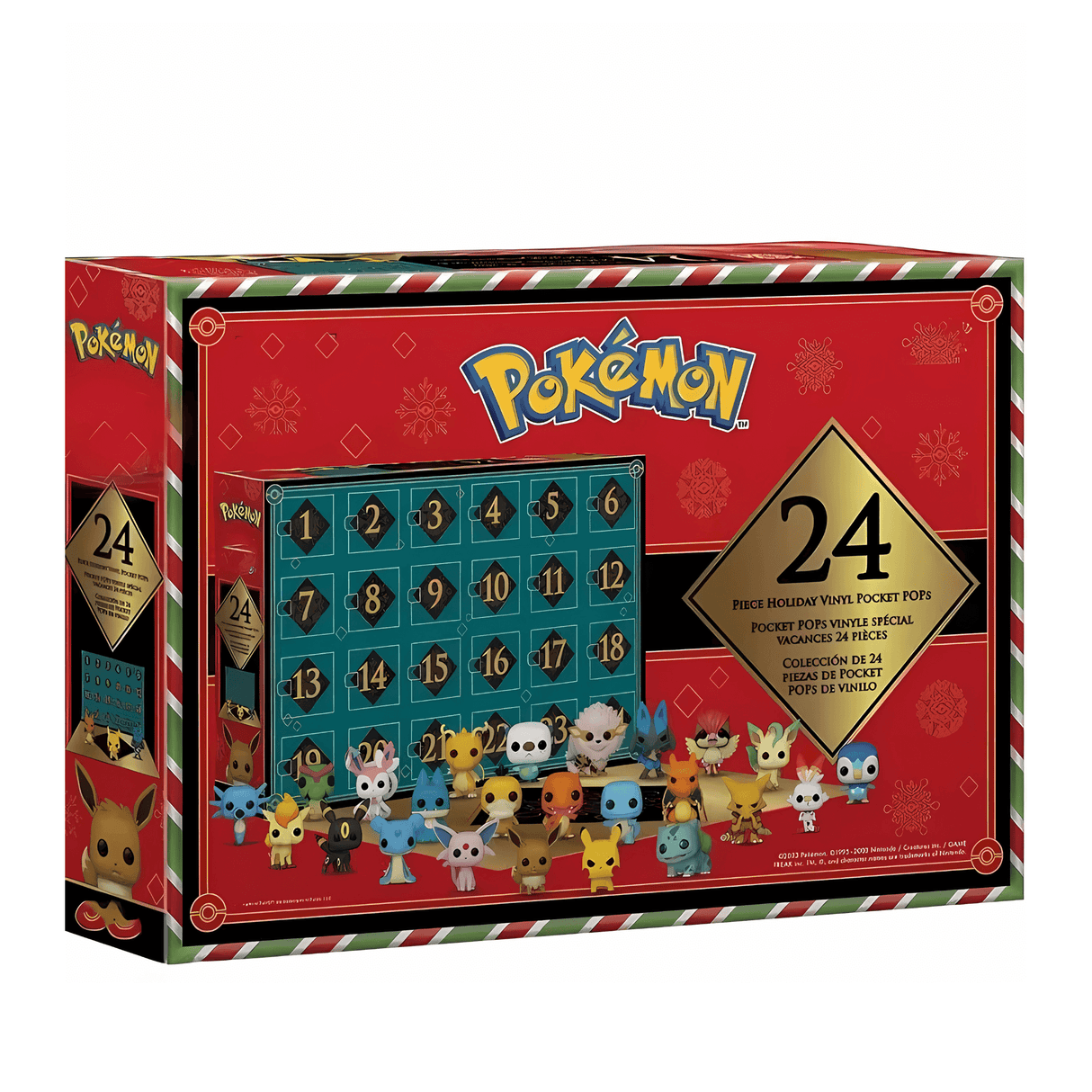 PokéMyst – Poke 24-dagars Adventskalender med Mystery Pocket Pops för Samlare och Barn
