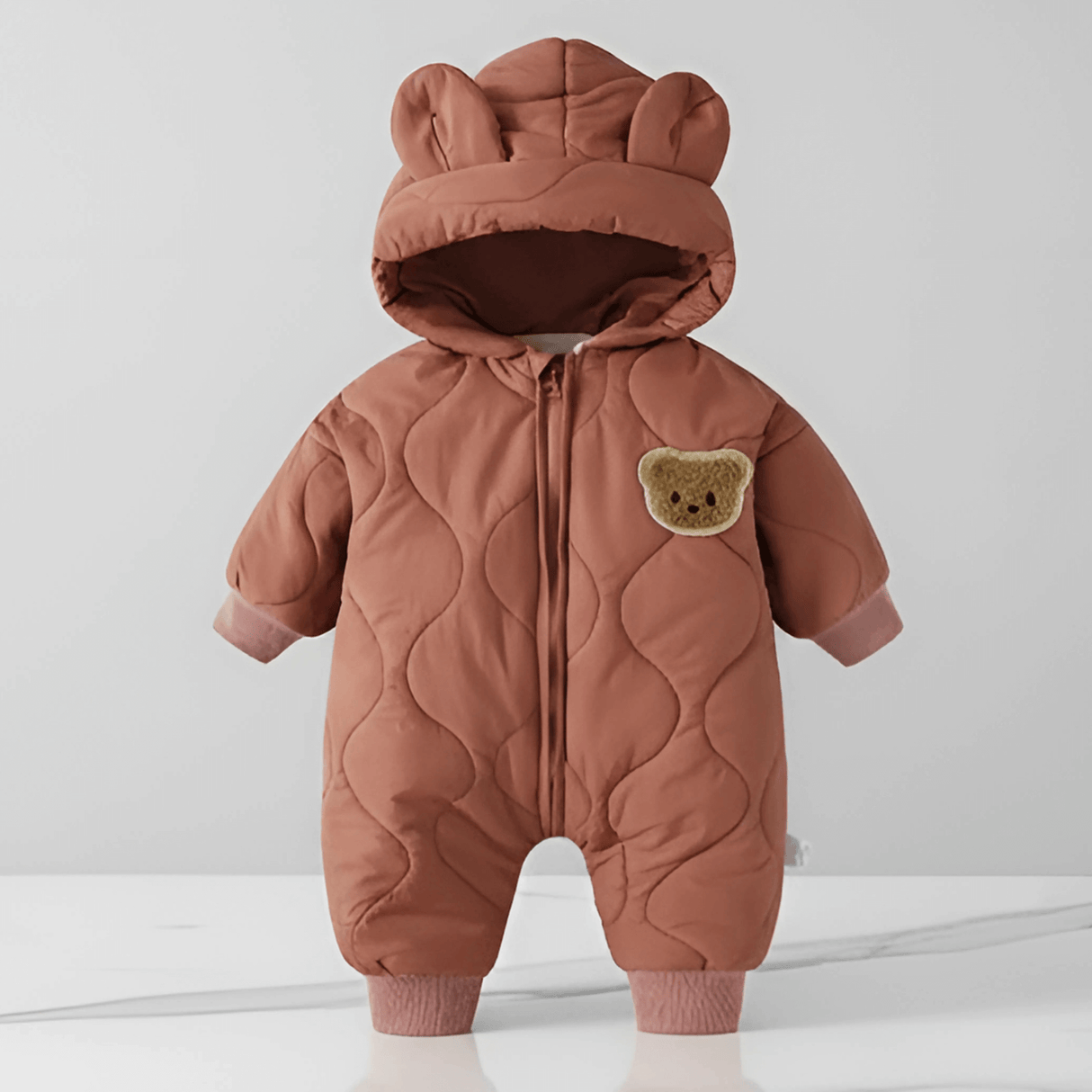 CuddleWear – Lämmin vauvan haalari fleecevuorilla ja helppokäyttöisellä vetoketjulla syksyyn ja talveen