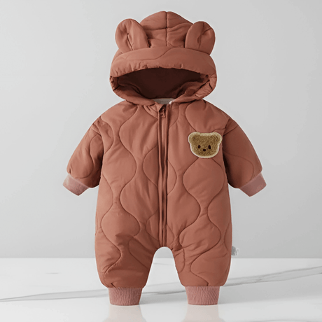 CuddleWear – Lämmin vauvan haalari fleecevuorilla ja helppokäyttöisellä vetoketjulla syksyyn ja talveen