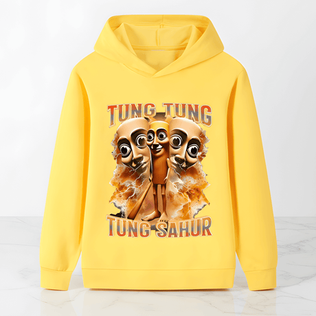 GiggleWear – Hoodie med Italienska Mindrot-karaktärer för Barn & Vuxna