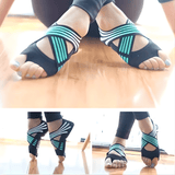 FlexStep – Halkfria Yogasockor med Andningsbar Lycra & Extra Stabilitet för Pilates, Dans och Fitness