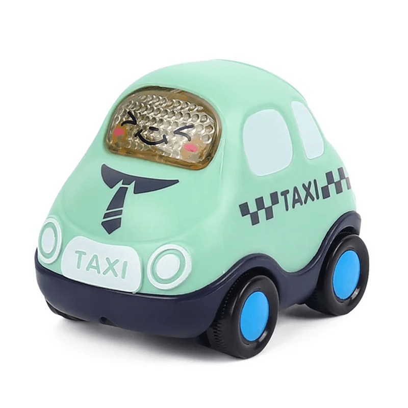 Pikkulapsille tarkoitettu mini-leikkiauto – kumiautojen muotoilu ja opettavainen leikki