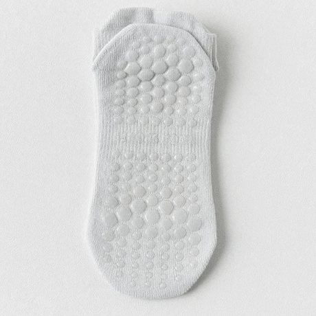 EaseMotion – Andningsbara Halkfria Yogastrumpor med Mjukt Grepp & Ventilerande Komfort