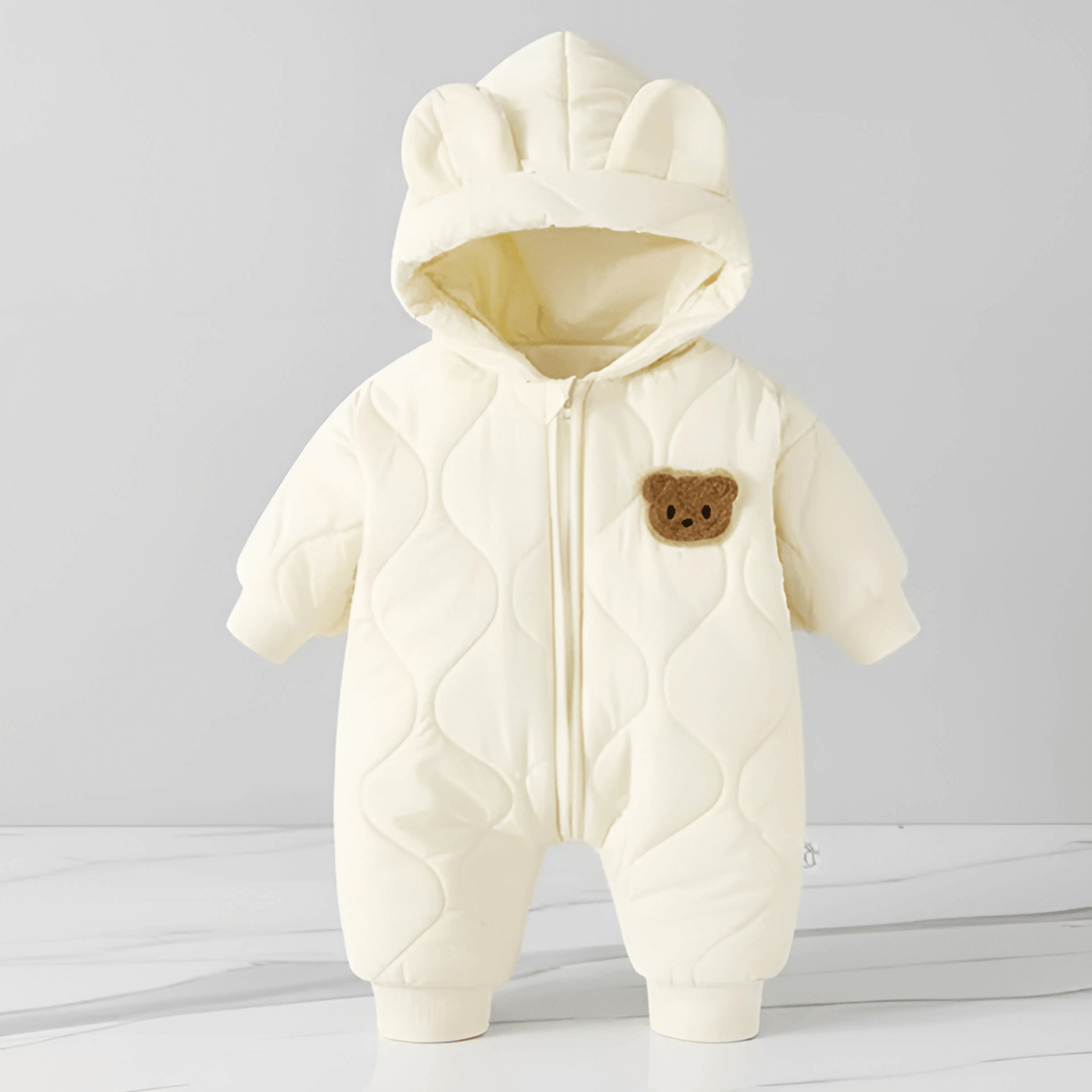 CuddleWear – Lämmin vauvan haalari fleecevuorilla ja helppokäyttöisellä vetoketjulla syksyyn ja talveen