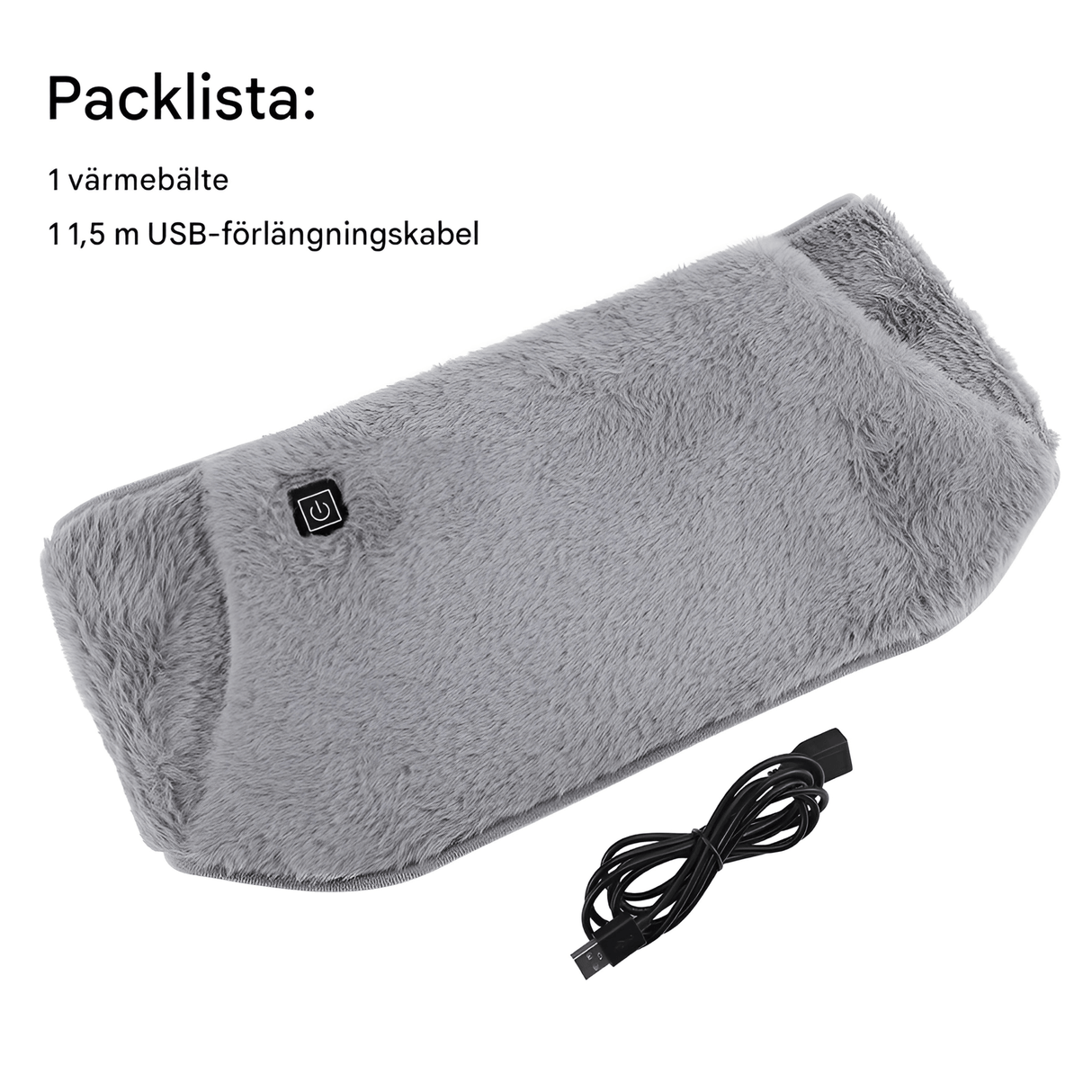 WarmEase – Sähköinen USB-lämmitysvyö käsien ja vyötärön lämmittämiseen, kivun lievittämiseen ja lämpimään mukavuuteen