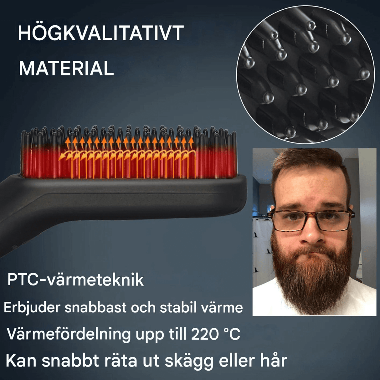 BeardPulse – Partatyylit ja hoitopaketti, jossa öljy, balsami, kampa ja e-opas miehille