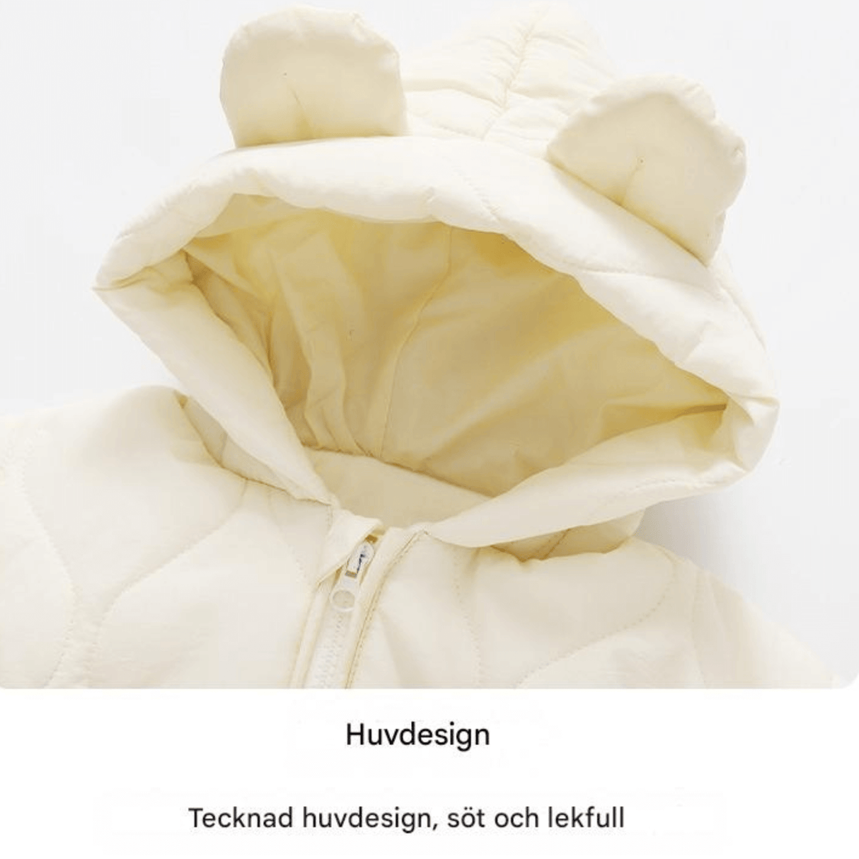 CuddleWear – Lämmin vauvan haalari fleecevuorilla ja helppokäyttöisellä vetoketjulla syksyyn ja talveen