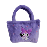 Sanrio Pluche-laukku – Ihastuttava käsilaukku, jossa Cinnamoroll, Melody ja Kuromi