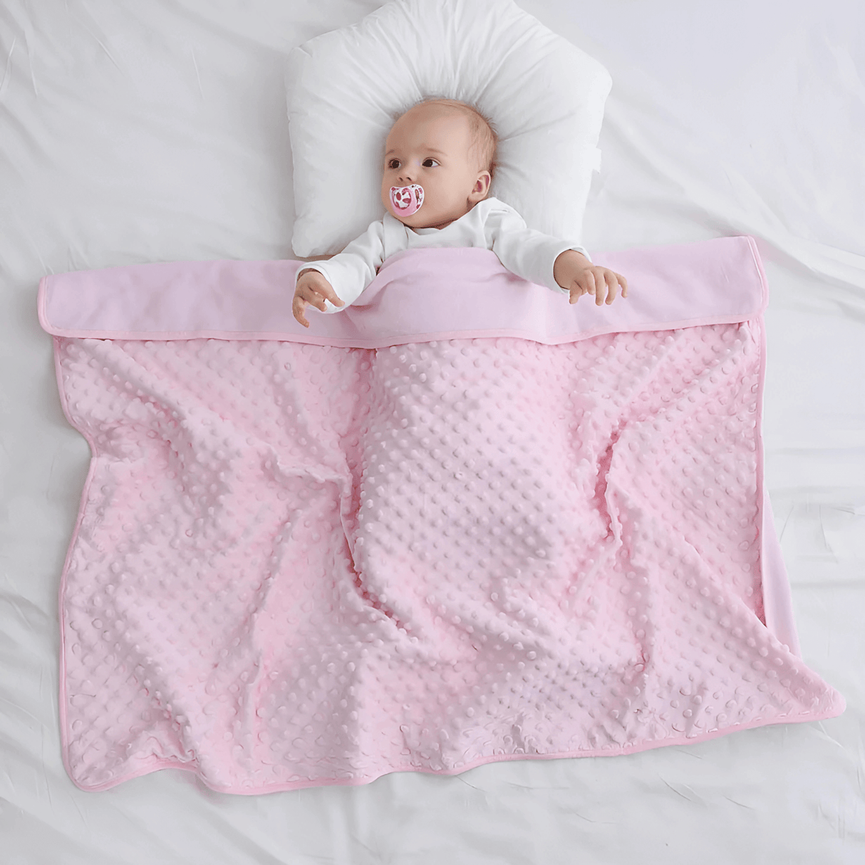 HushBlanket – Pehmeä ja lämmin fleece-vauvapeite, jossa on lämpövaikutus vastasyntyneille ja pikkulapsille