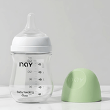 BabyFlow – Anti-Kolik-lasipullo pehmeällä silikonituttilla ja säädettävällä virtauksella