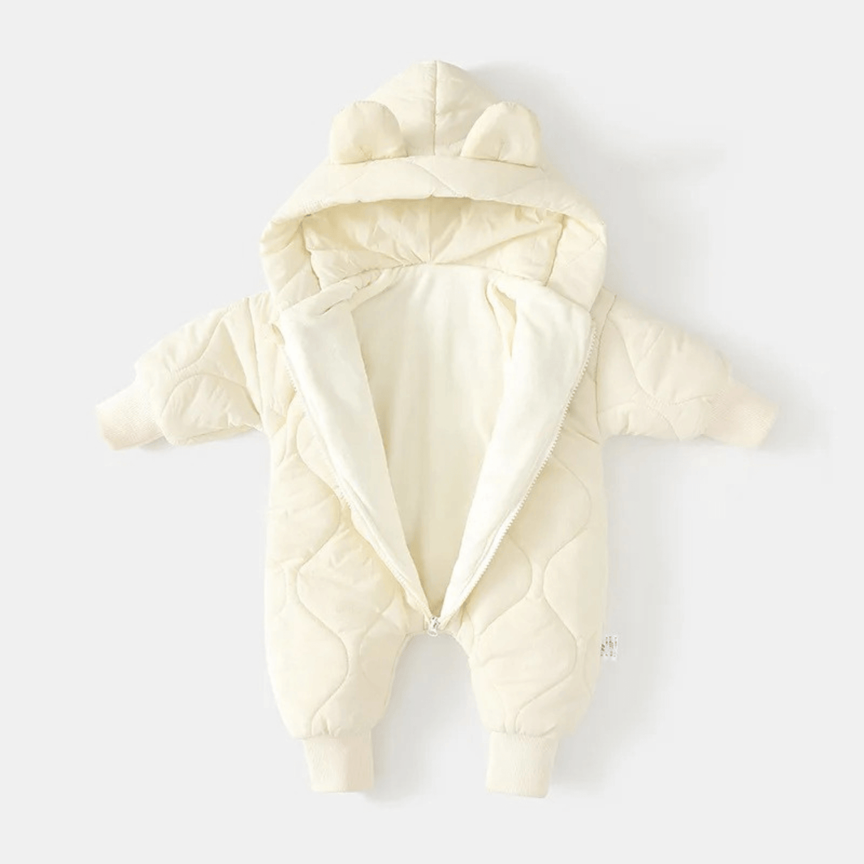 CuddleWear – Lämmin vauvan haalari fleecevuorilla ja helppokäyttöisellä vetoketjulla syksyyn ja talveen