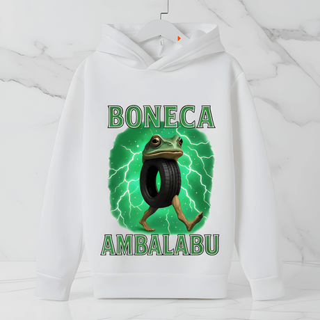 GiggleWear – Hoodie med Italienska Mindrot-karaktärer för Barn & Vuxna