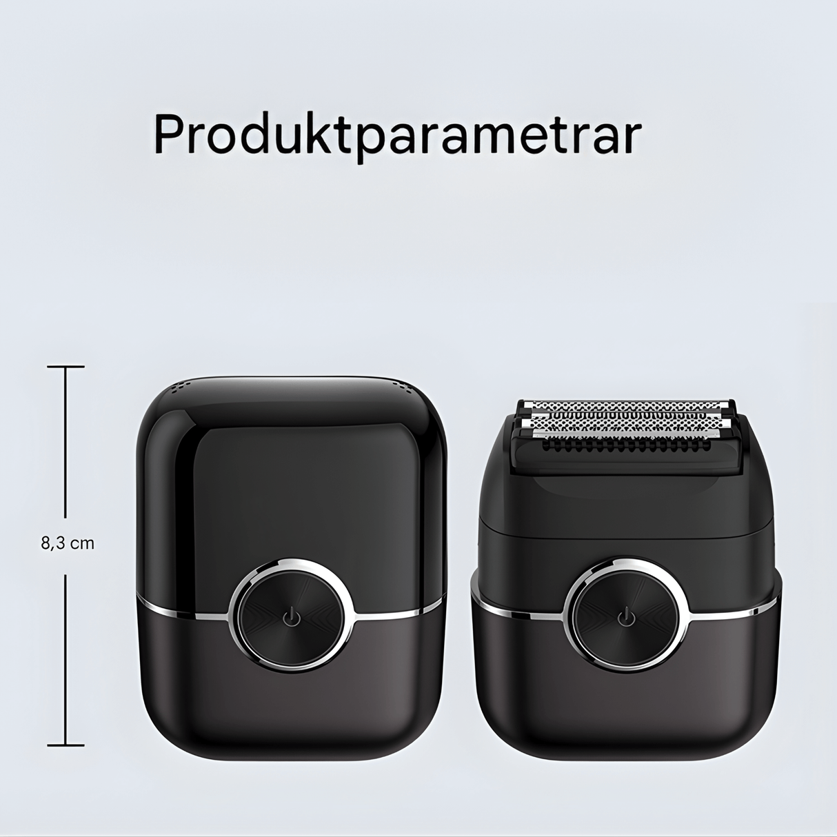 TrimPro – Portabel Elektrisk Rakapparat med 4-Bladssystem & Tvättbar Design för Kropp och Ansikte