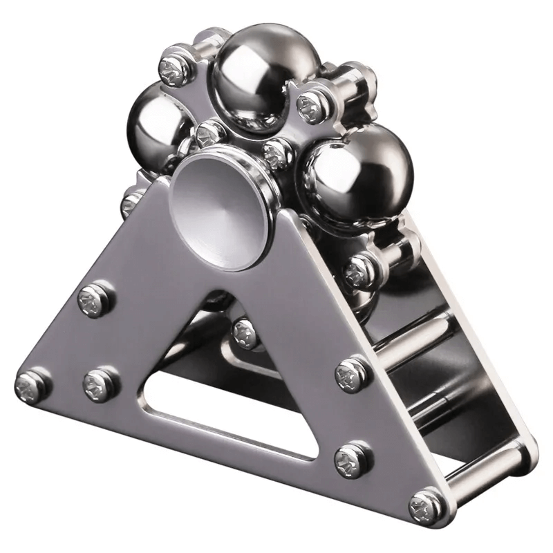 Metallinen Fidget Spinner – Stressiä lievittävä, ADHD:n ja ahdistuksen hoitoon tarkoitettu apuväline lapsille ja aikuisille