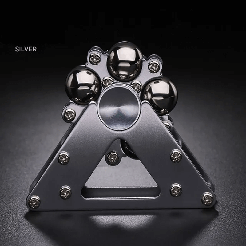 Metallinen Fidget Spinner – Stressiä lievittävä, ADHD:n ja ahdistuksen hoitoon tarkoitettu apuväline lapsille ja aikuisille