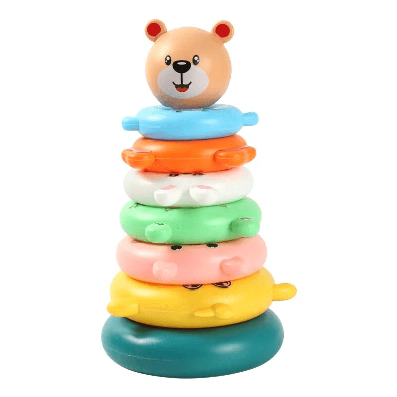 Stapelleksak Pyramidtorn for Babies – Develop Fine Motor Skills and Creative Play