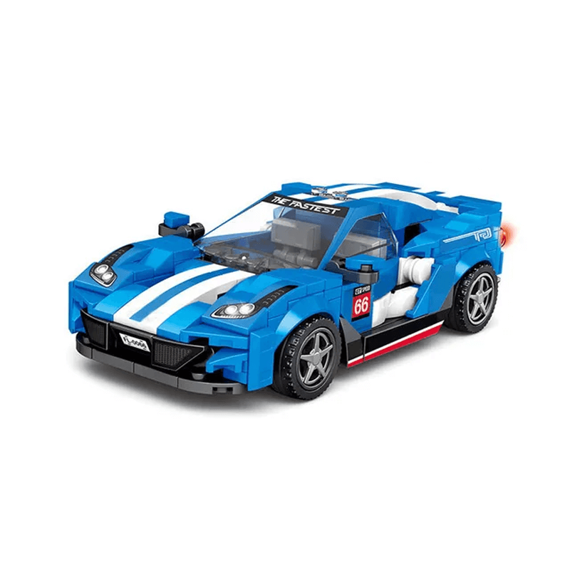 Urheiluauto Rakennuspalikat lapsille – Realistiset kilpa-autot DIY-sarja