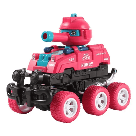 Mini-Tank-lelu – Kuusipyöräinen, liukuva ja hiljainen mini-tankki lasten mielikuvitusleikkeihin