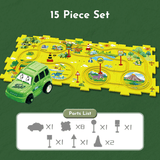 Rautatiepuzzle-lelusetti – tee-se-itse-paketti, joka kehittää lasten motorisia taitoja ja luovuutta