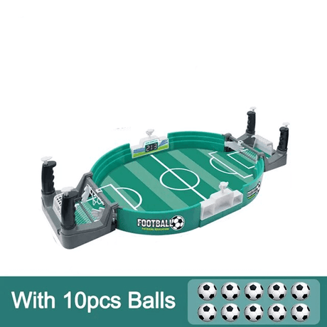 Pöytäjalkapallopeli lapsille ja aikuisille - Minijalkapallopeli puusta ja ABS:stä | Interaktiivinen 2-in-1 lautapeli 2-4 pelaajalle