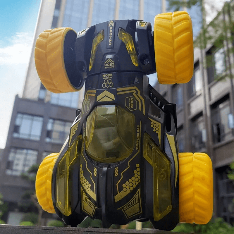 Stunt Pyörivä Leluauto – Diecast Dragauto Lapsille 360° Stuntteja