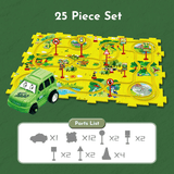 Rautatiepuzzle-lelusetti – tee-se-itse-paketti, joka kehittää lasten motorisia taitoja ja luovuutta
