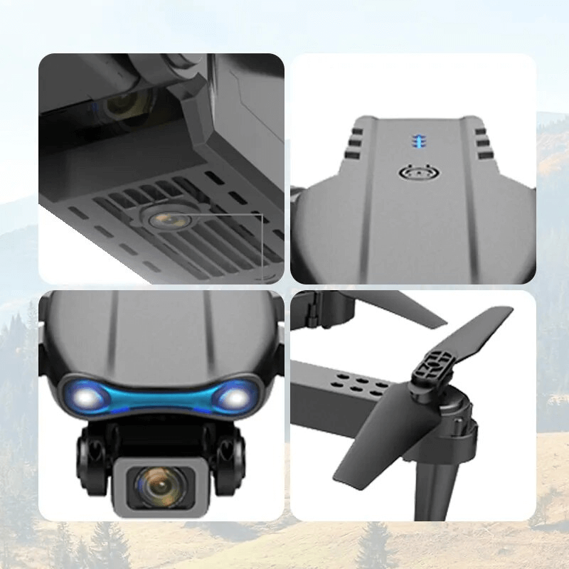 Mini-kauko-ohjattava drone 4K-kameralla – taitettava ja vakaa lento
