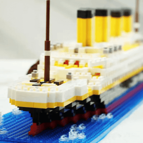 DIY Titanic 3D rakennuspalikat – 1860 osaa Laivamalli