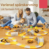 Insinöörien autotie – Rakennettava kilparata mini-insinöörien autoilla lapsille