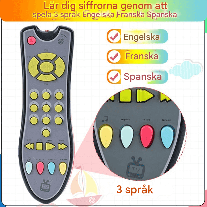 Vauvan lelu TV-kaukosäädin – Musikaalinen ja opettavainen vauvoille