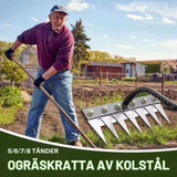 PohjaTeräs JuuriTyökalu - Kestävä ja Ruostumaton Rikkaruohoharava