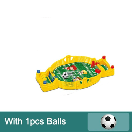 Pöytäjalkapallopeli lapsille ja aikuisille - Minijalkapallopeli puusta ja ABS:stä | Interaktiivinen 2-in-1 lautapeli 2-4 pelaajalle