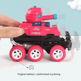 Mini-Tank-lelu – Kuusipyöräinen, liukuva ja hiljainen mini-tankki lasten mielikuvitusleikkeihin