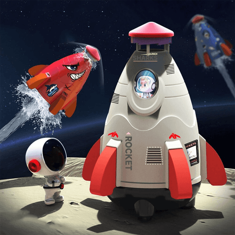 Water Rocket Sprinkler for Kids | Ulkoleikki ja kesähupia paineistetun veden suihkutusraketin kanssa