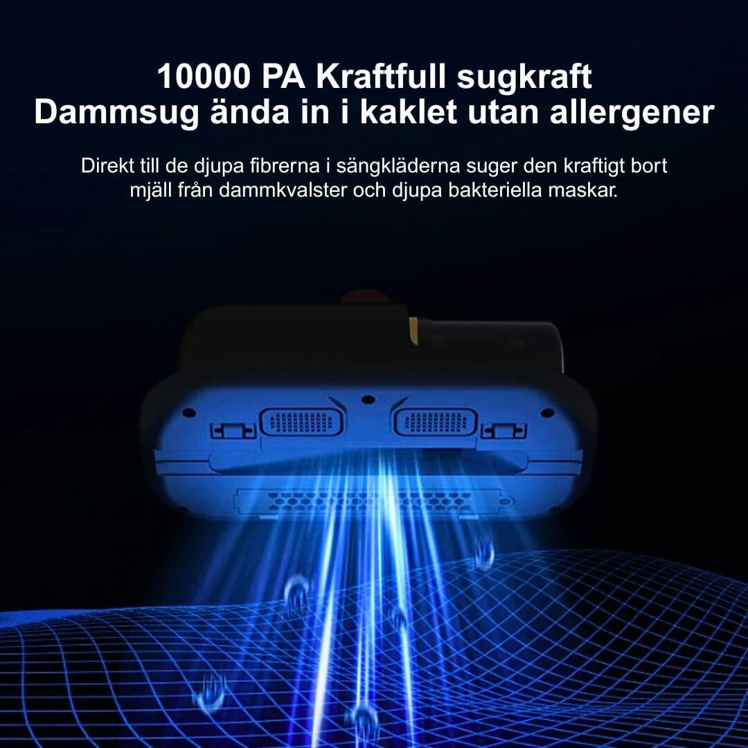 PureVac™ - 10 kPa Langaton Käsikäyttöinen Imuri Patjoille ja Pölypunkkeille