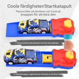 Lasten mini-kilpa-autosetti – kestävä rakenne ja jousitus