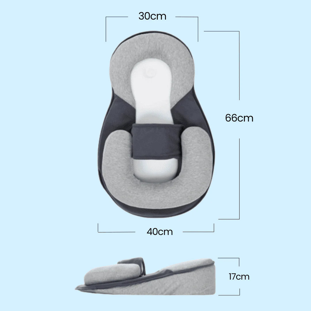 DrömNäste™ Baby Nest - Ultimaattinen Vauvapesä, Joka Antaa Tukea Pään Ympärille.